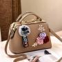 New Fashion Simulation Flower Box Stylish One Shoulder Diagonal Bag Pure Color PU Leather Handbag With Zipper