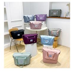 Waterproof Sports Gym Bag with Shoes Compartment Women Cute Sequin Duffel Bags Large Overnight Weekend Travel Bag