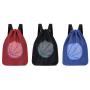 HR152 Trendy Casual Drawstring Basketball Storage Training Backpack Oxford Fitness Students Football Bag Mesh Pocket Shoe Bag
