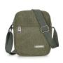 Retro men's canvas single shoulder crossbody bag, simple and trendy men's canvas bag