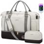 LOVEVOOK Waterproof 2pcs/set Travel Duffel Bag for Women High quality Large capacity weekender duffle Bag with shoes compartment