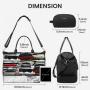 LOVEVOOK 2023 hot sale 2pcs Tote Weekender Bag Swim Gym USB Bag for Travel Sports Duffel bags with shoe compartment unisex