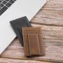 Fashion business credit card holder wallet leather card holder slim money clip wallet for men