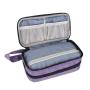 Portable Double Layer Organizer for Essential Oil and Accessories Essential Oil Carrying Case Holds 12 Bottles