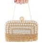 Wholesale ladies clutch bags ladies party purse rhinestone tassel pearl bag handbag evening bags for woman