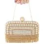 Wholesale ladies clutch bags ladies party purse rhinestone tassel pearl bag handbag evening bags for woman