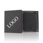 Wholesale Leather Slim Metal Money Clip Wallet Carbon Fiber Leather Card Holder Wallets for Men