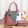 Fashion Off New Women's Bag 2023 Trend Advanced Texture Contrast Women's Handbag Large Capacity Child Mother Single Shoulder Bag