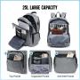 LOVEVOOK waterproof Work Teacher/Nurse Backpack Business Backpack 15.6 Inch College Bookbag for Men Women Travel Laptop Backpack