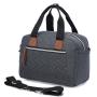 LOVEVOOK 2022 Reusable Cooler Tote Shoulder Bag Ladies Insulated Lunch Box for Office Work School Picnic Men Women Lunch Bags