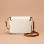 2021 New Trendy Canvas Messenger Bag Classic Design Crossbody Bag PU Leather Strap Women Hand Bag