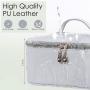 ODM OEM NEW Arrival 2023 Aopiya wholesale custom portable luxury cosmetic bag with adjustable dividers