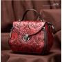 2024 New Designer Baroque Geometric Genuine Leather Handbags For Women High Quality Luxury Retro Small Ladies Hand Bags