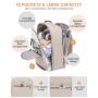 LOVEVOOK Factory Wholesale Custom High Quality Travel Business Backpack Bag Mens Expandable Laptop Backpack with 3 Packing Cubes