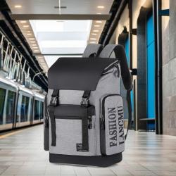 Customs Backpack Waterproof Middle School High College Students Computer Bag Trend Large Capacity  School Bags