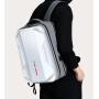 ZWY223 New Men Mechanical PC Wind Hard Shell Backpack Daily Business Work Laptop Backpack Multi-pocket Cool Boy Shoulder Bag