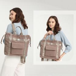 2024 autumn and winter new backpack fashion trend leather niche design texture simple large capacity ladies shoulder bag