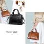 Top Quality 2024 Trendy Custom logo genuine leather handbags for women cowhide tote bag ladies vegan real leather handbag