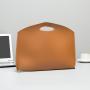 New Laptop Bag Korean Edition Simple and Atmosphere Laptop Bag Wholesale Water Proof PU Textured 14 Inch Briefcase