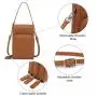 LOVEVOOK fashion hot sale small PU Crossbody Phone Bag with Credit Card Slots women Cell Phone Purse Wallet