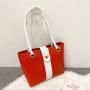Crocodile Pattern PU Leather Ladies Shopping Tote Women Hand Bags Large Capacity Lock Strap Shoulder Bag