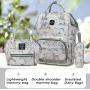 KBW411 2023 New Large-Capacity Mother Backpack Portable Travel Mommy Bag Bottle Diaper Three Sets of Mother and Child Package