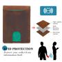 Compact Front Pocket Wallets RFID Blocking Credit Card Holder Mens Slim Wallet
