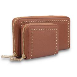 Fashion premium good leather rfid women purse wallet women wallet purse