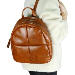 Mini Backpack for Girls Retro Classic Clutch Shoulder Tote HandBag with Zipper Closure for Women