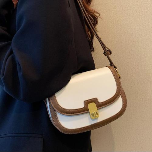 New trendy single shoulder retro women's bag sac tendance 2024
