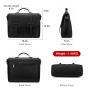 LOVEVOOK Multi-Pocket fashion Tote business handbag with Compartment, messenger bags shoulder 15.6in Briefcase Women laptop bags