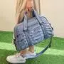 Wholesale Large Capacity Custom Logo Oxford Sports Gym Duffel Bags Lightweight Sport Travel Bag with Shoes Compartment