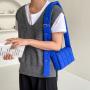 New Jelly Color Messenger Bag Girl Plaid Nylon Crossbody Bag Spring Summer Fresh Women Shoulder Bag