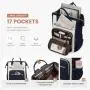 LOVEVOOK wholesale waterproof Business Computer bag large capacity Nurse Teacher College 15.6in laptop travel backpack for women