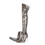 2021 Fashion Design Autumn Stiletto Heels Patent Leather Back Zipper Sexy Pointed Toe Over The Knee Thigh High Boots For Women