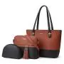 2024 New Female Bag Atmospheric Three-Piece Single Shoulder Oblique Span Hand Bag For Women