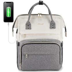 Lovevook Women School Backpacks 14 15.6 17 Inch Travel Bag with USB Charging Port Teenager Travel Laptop Backpack Bags for Women