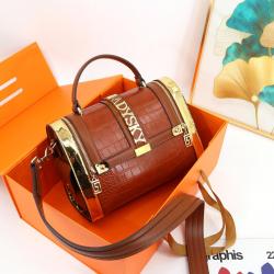 Ladysky quality handbags for women crocodile ladies shoulder bags top selling female hand bags luxury wholesale products 28 cm