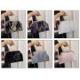 HR564 Women New Designed Sequins Shine Brightly Dinner Clutch Handbag Fashion Shell Shaped Crossbody Bag Ladies Luxury Party Bag