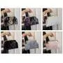 HR564 Women New Designed Sequins Shine Brightly Dinner Clutch Handbag Fashion Shell Shaped Crossbody Bag Ladies Luxury Party Bag