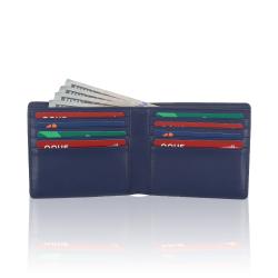 High quality men wallet pu leather slim wallet rfid blocking leather wallet for men