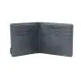 Slim bifold wallet durable canvas rfid blocking men's wallet bifold card holder