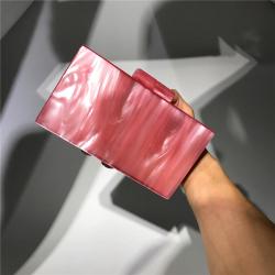 Bulk Wholesale Purple Ladies Clutch Bag Fashion Women Shoulder Bag Casual Women Wedding Summer Acrylic Evening Bag pochette femme