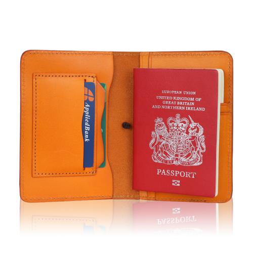 Leather Travel Passport Holder Rfid Blocking Passport Cover PU Leather Passport Card Holder
