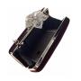 Wholesale five leaf flower decoration velvet evening bag wedding party bags women chains shoulder bag for young ladies