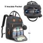 Lovevook Waterproof mommy dad Portable Changing Pad baby diaper bags nappy wet Travel backpacks with Pacifier Case diaper bags