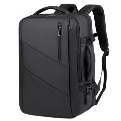 Wholesale High Quality Large Capacity Men's Laptop Backpack Trendy Travel Bag College Students Solid Color Business Computer Bag