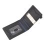 RFID Minimalist Money Clip Wallets Custom Men Carbon Fiber Leather Card Holder Metal Wallet