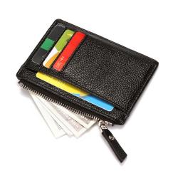 KHF041 New Cross-border Pu Leather Zip Coin Purse Ladies Wallet Card Case Card Holder Multi Card ID Bag