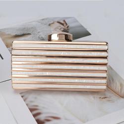 New arrival ladies bags handbags elegant party wedding clutch evening bags women chain shoulder acrylic bag in stock